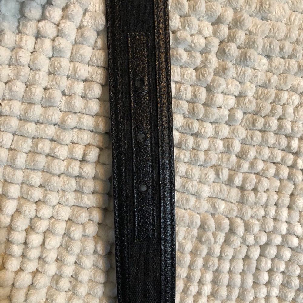 GUCCI Men’s Black Monogram Belt - Picture 8 of 16